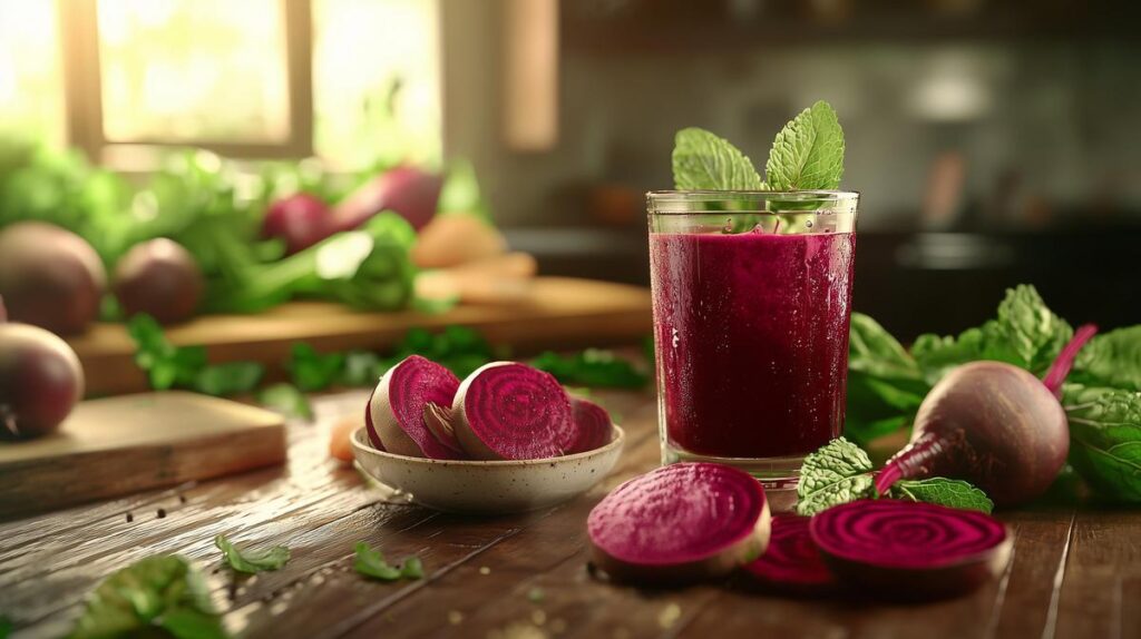 "Image showing beetroot, a potential superfood for heart and brain health."