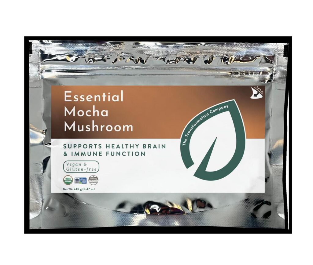 Image showing Essential Mushroom Blend with Immune-Boosting and Digestive Benefits. Health benefits of mushroom coffee